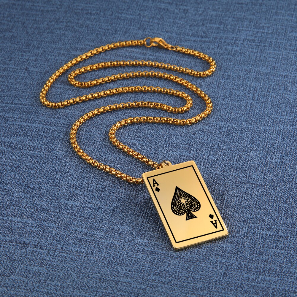 Arrow Alpha Men Necklaces Steel Color